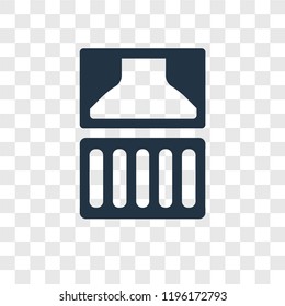 Balcony vector icon isolated on transparent background, Balcony transparency logo concept