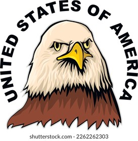 Bald eagle, american coat of arms,