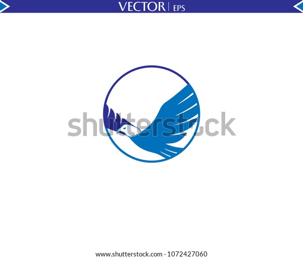 Bald Eagle Flying Logo Vector Art Stock Vector (Royalty Free ...