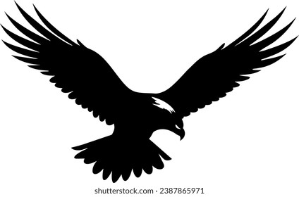 Cabeza de águila calva, negro y blanco aislado en fondo blanco, mascota, elemento de diseño para negocios, camisa, camiseta, logotipo, etiqueta, emblema, tatuaje, cartel, cartel, cosecha, emblemas, ilustración vectorial