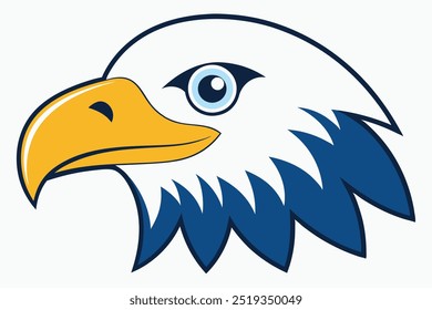 Bald eagle Head front face 