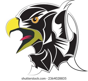 bald eagle head logo - logotype-vector head eagle