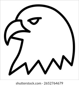 Elemento De Ícone De Águia Careca Para Design