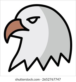 Elemento De Ícone De Águia Careca Para Design