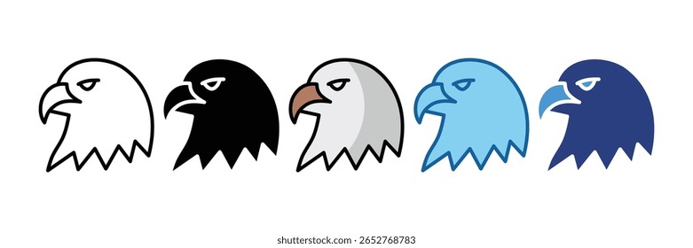 Elemento De Ícone De Águia Careca Para Design