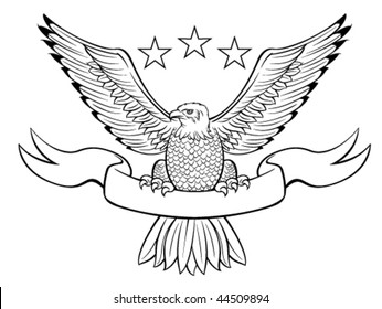 Bald eagle insignia