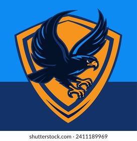  the bald Eagle logo vector