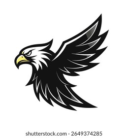 Bald Eagle Vector Icon | National Bird of the USA Graphic