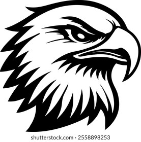 Bald Eagle Vector Silhouette Illustration