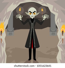 bald evil vampire monster