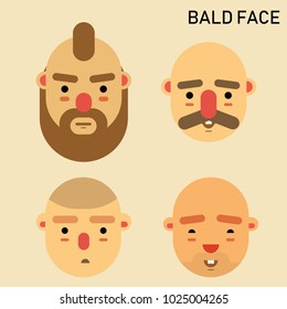 Bald face pack flat