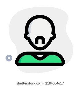 avatar de hombre calvo con bigote