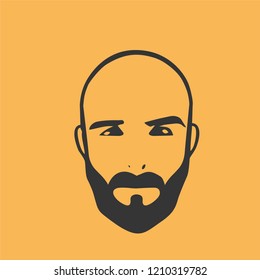 Bald Man With A Beard