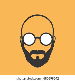 Bald-headed man
