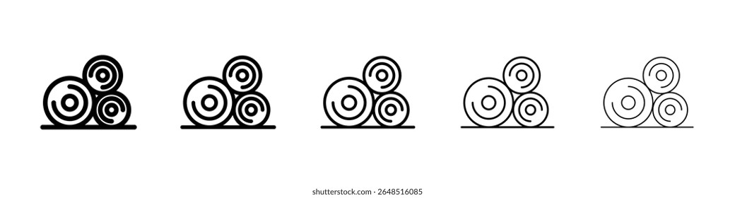 Ícone de balão preenchido conceito de sinal plano para web design.