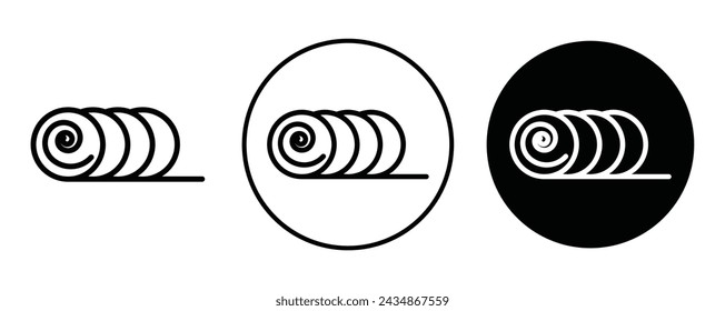 Bale outline icon collection or set. Bale Thin vector line art