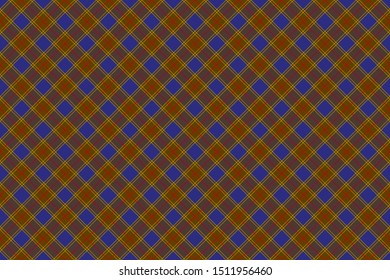 Balfour Tartan. Seamless rectangle pattern for fabric, kilts, skirts, plaids. Diagonal cell