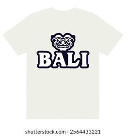 bali city indonesia t shirt fashion lifestyle vector illustration template design vector illustration template design