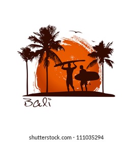 Bali illustration