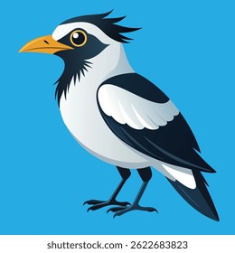 Bali Myna Leucopsar rothschildi birds victor eps file