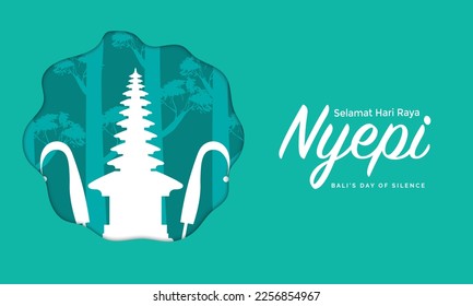 Bali Nyepi Day Banner Template