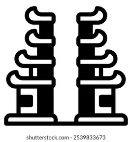 Bali Temple icon for web, app, infographic, etc