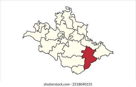 Balia begusarai mapa, Begusarai Distrito, Estado de Bihar, República de India, Gobierno de Bihar, territorio indio, India oriental, política, aldea, turismo