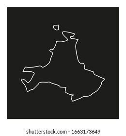 Balikesir region map, country of Turkey