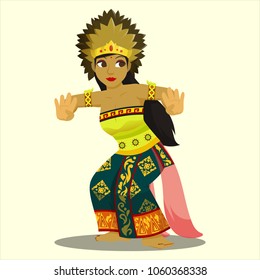 Balinese Traditional Dancer