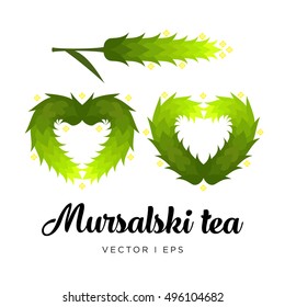 Balkan Herbs Mursalski Tea in a shape of heart