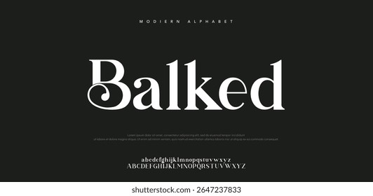 Balked modern, futuristic modern geometric font	