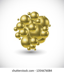 Ball Abstraktes Konzept 3d Symbol