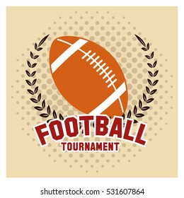 Ball of american football design