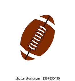 Ball for american football. Football icon. American football ball oval icon. Eps10