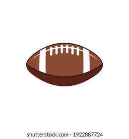 Ball of American football sport logo design vector template
