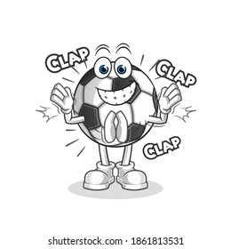 ball applause illustration. character vector