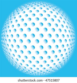 ball background abstract mosaic 3D- vector illustration