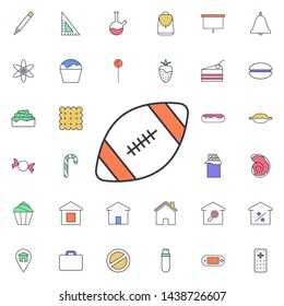 Ball for baseball icon. Universal set of web for website design and development, app development