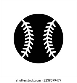 Ball of Baseball Symbol Vektordesign-Vorlage