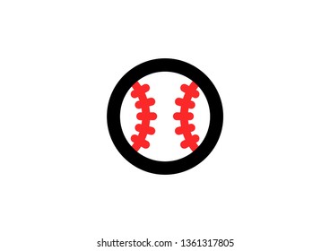 Ball baseball vector. EPS 10