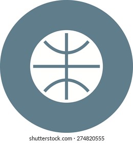 Ball, basket ball, hoop, match, sports icon vector image. Can also be used for fitness, recreation. Suitable for web apps, mobile apps and print media.