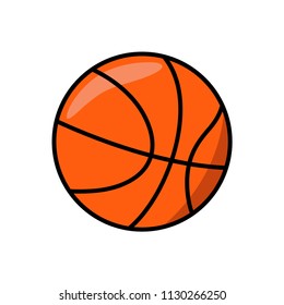 ball - basketball icon vector