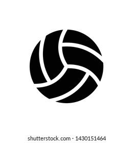 Ball of basketball vector icon. Game, sport symbol. Flat vector sign isolated on white background. Simple vector illustration for graphic and web design.