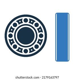 Ball bearing or element icon
