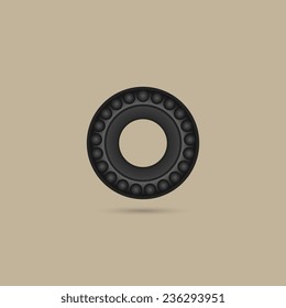 Ball bearing icon - Vector