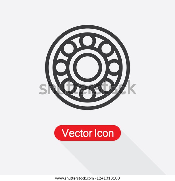 Ball Bearing Icon\
Vector Illustration Eps10