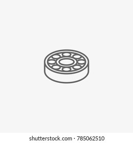 ball bearing vector icon