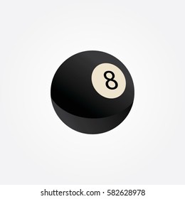 ball billiard icon element logo sport