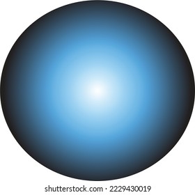 ball with blue gradient color,best for design art