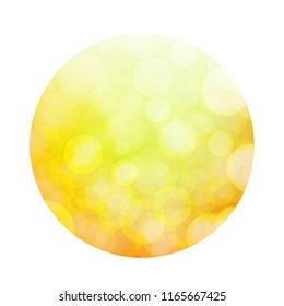 Ball With Bokeh With Gradient Mesh, Vector Illustration